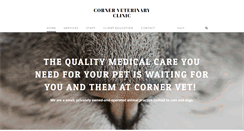 Desktop Screenshot of cornervetclinic.com